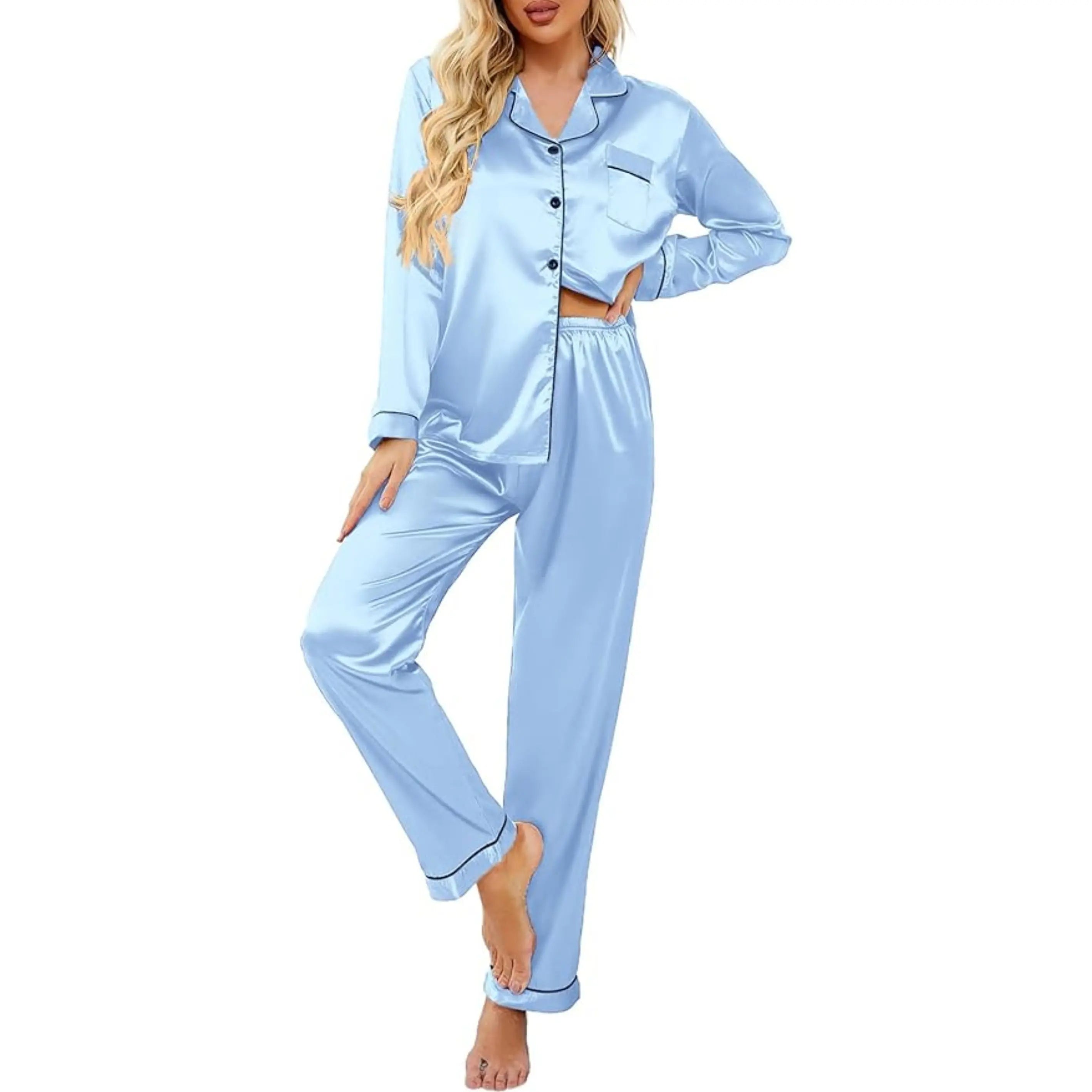 Slumblr® Silk Satin Pajama Set Slumblr