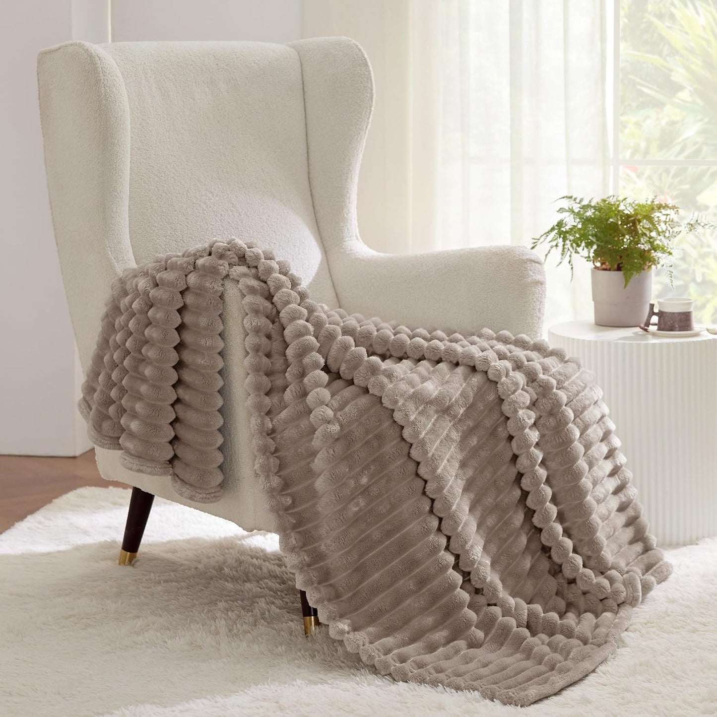 Slumblr® Faux Rabbit Fur Throw Blanket