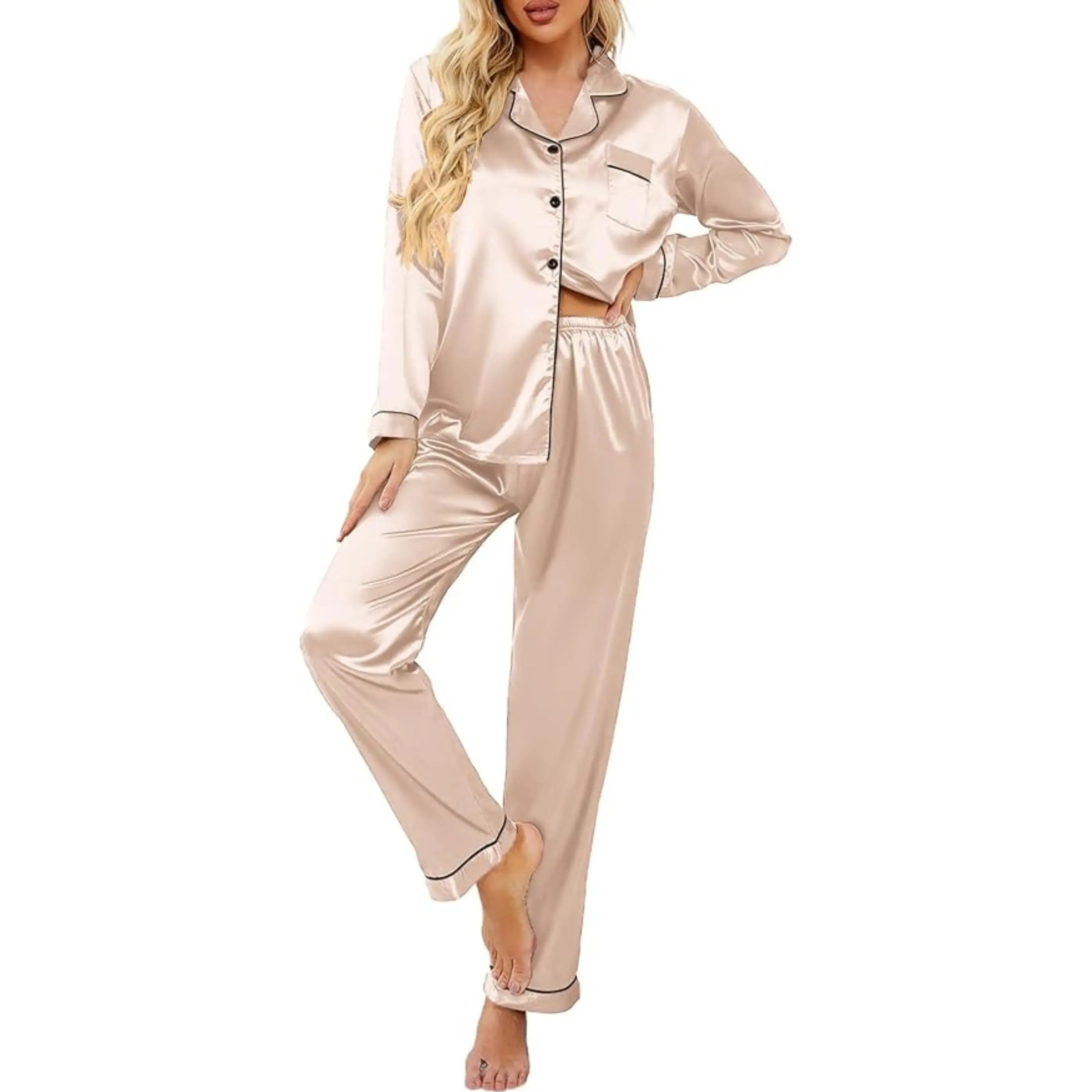 Slumblr® Silk Satin Pajama Set Slumblr