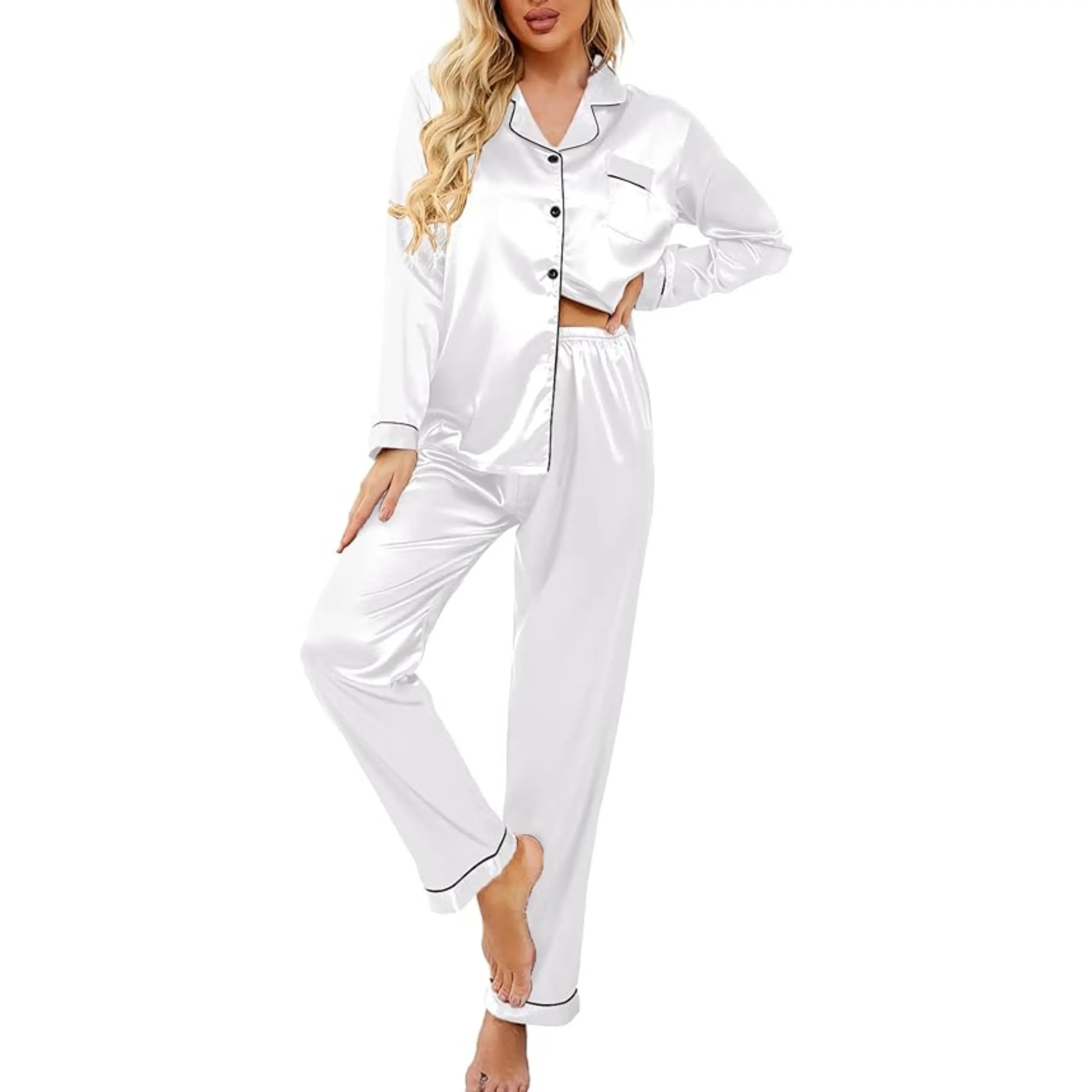 Slumblr® Silk Satin Pajama Set Slumblr