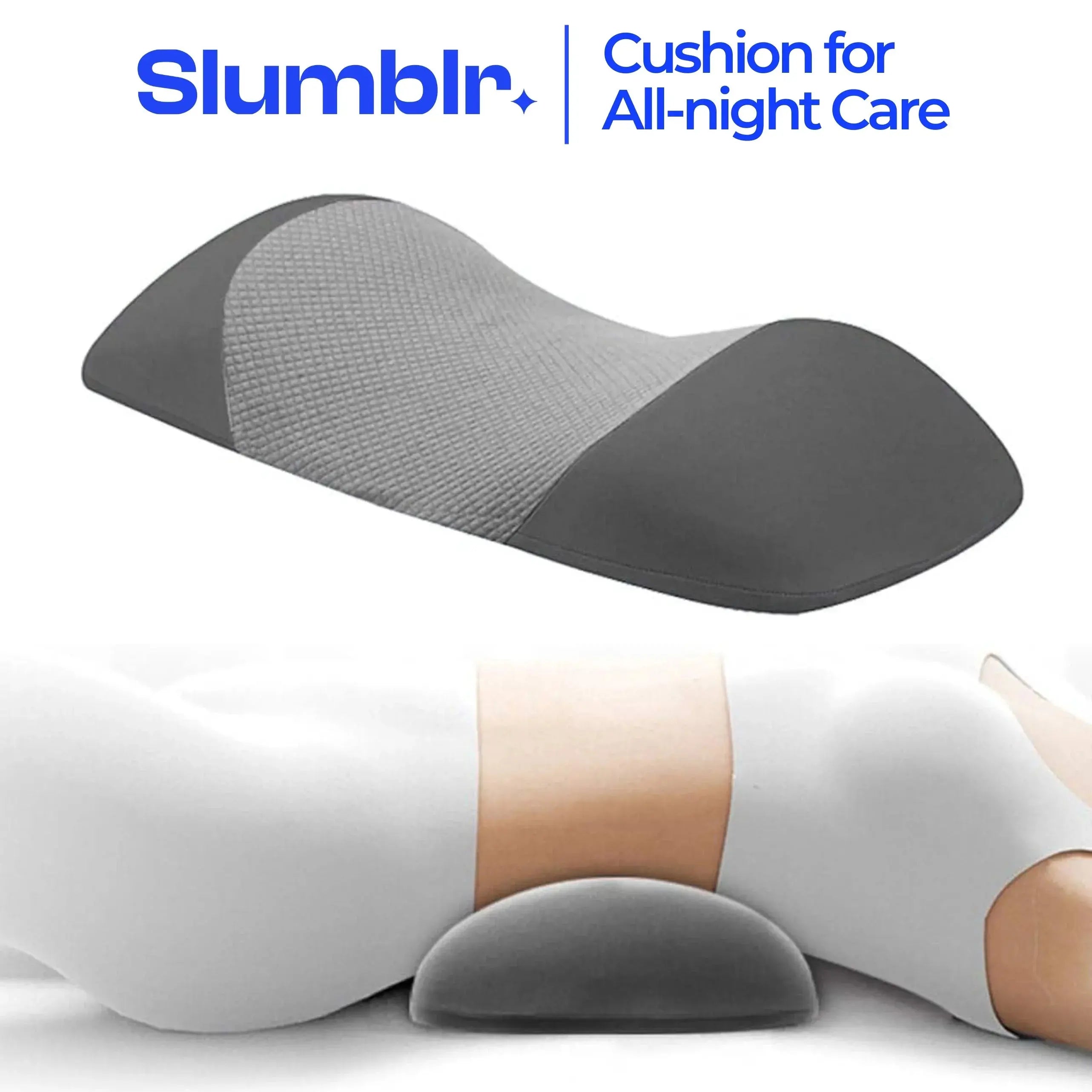 Slumblr® Lumbar Memory Foam Support Cushion Slumblr