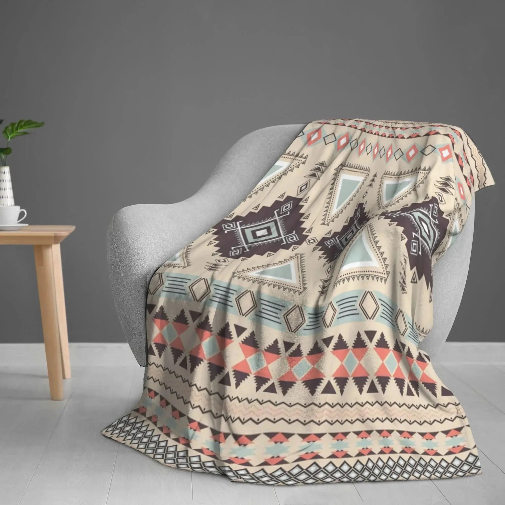 Slumblr® Aztec Boho Woven Throw Blanket Slumblr