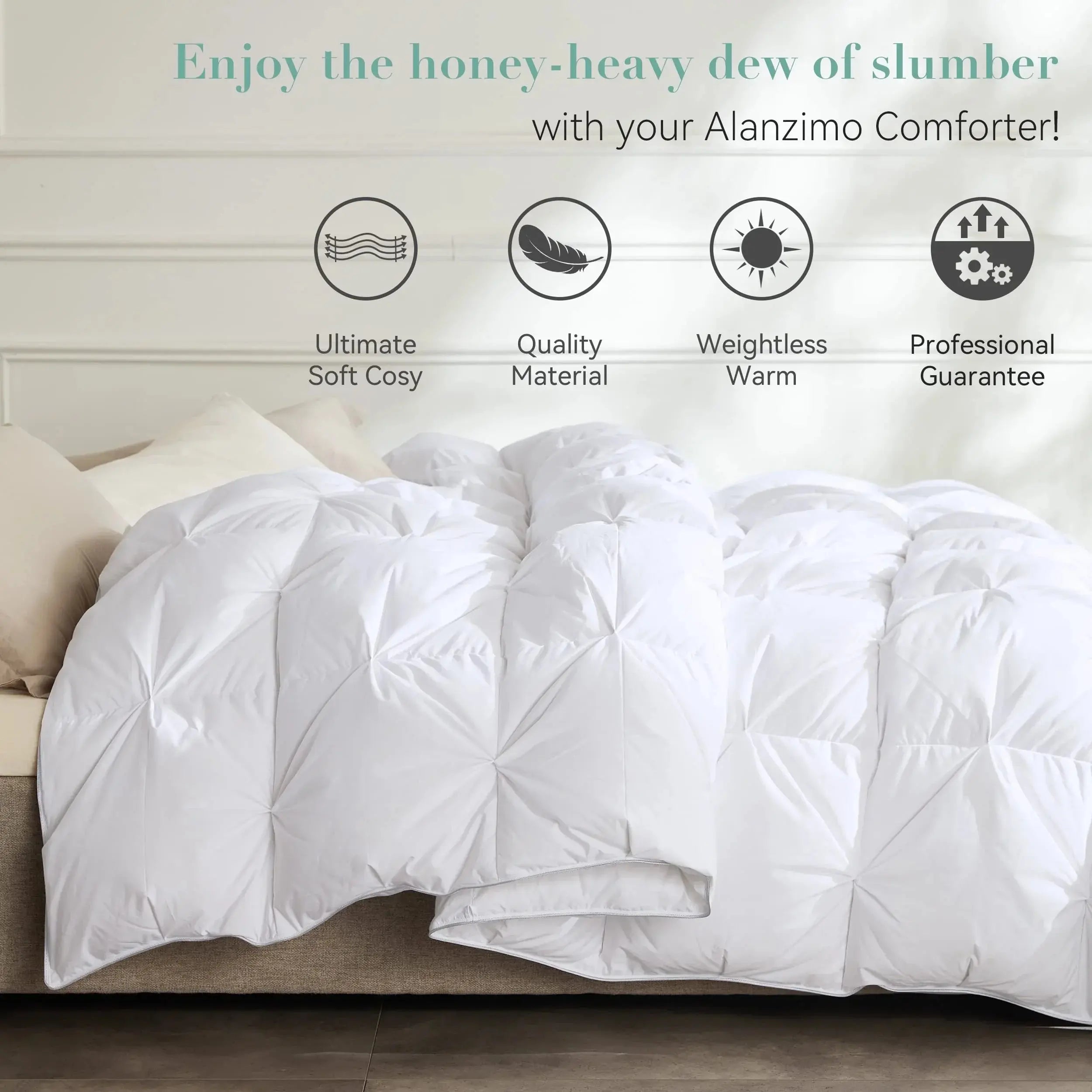 Slumblr® Goose Down All-Season Warmth Ultra-Soft Comforter Slumblr
