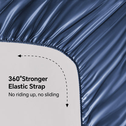 Slumblr® Luxury Satin Fitted Sheet Set 3pcs