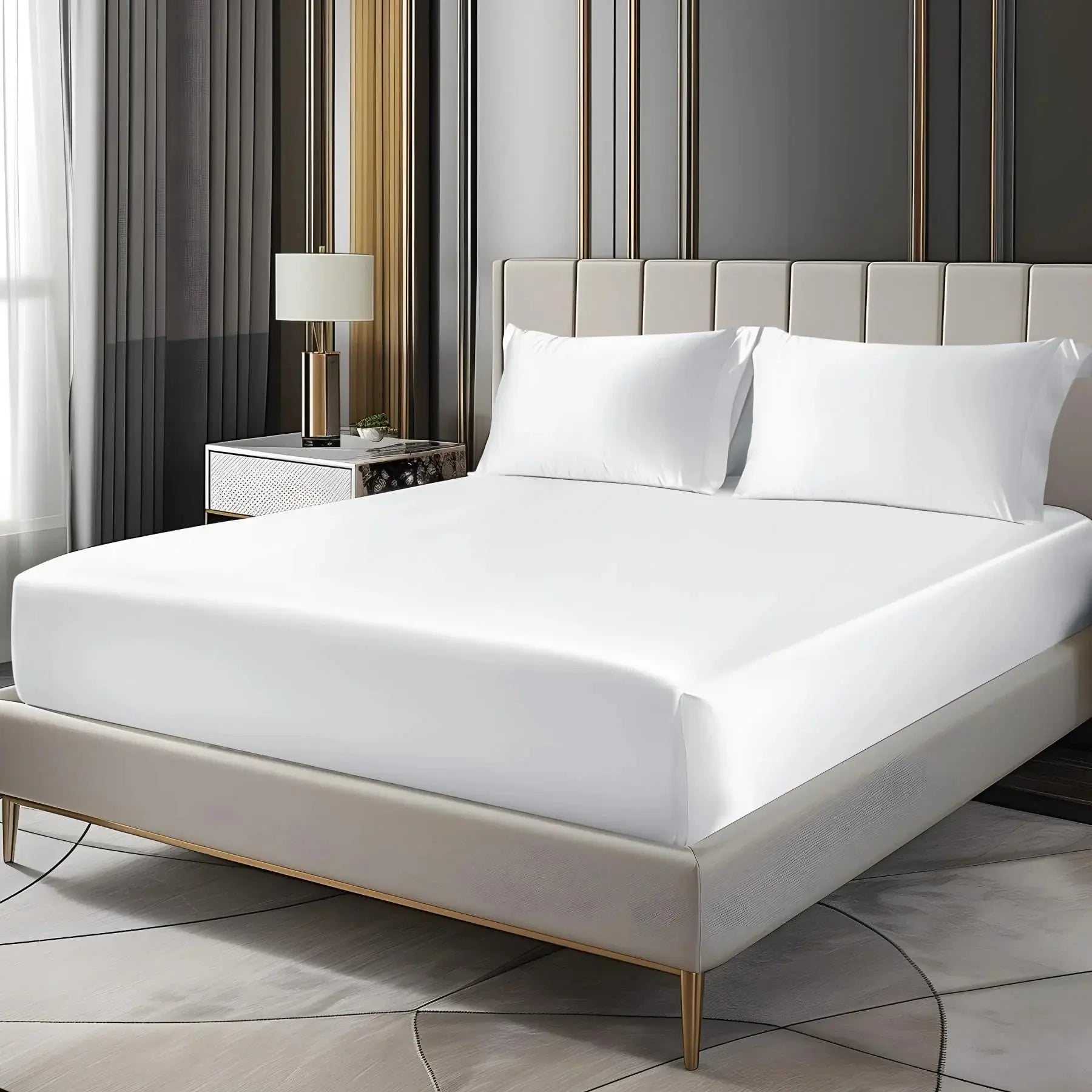 Slumblr® Luxury Satin Fitted Sheet Set 3pcs Slumblr