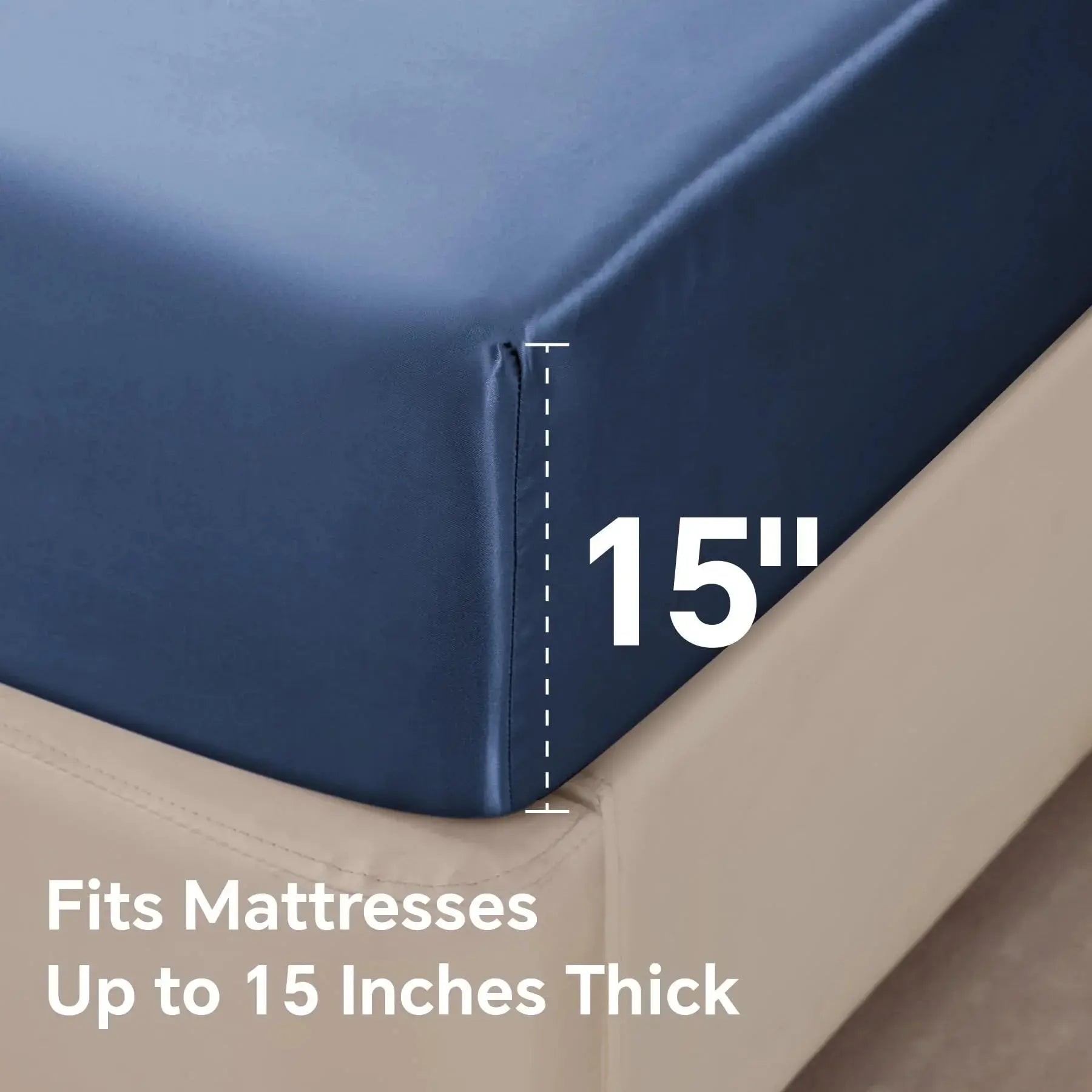 Slumblr® Luxury Satin Fitted Sheet Set 3pcs Slumblr