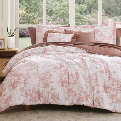 Slumblr® 4-Piece Floral Duvet Cover Set