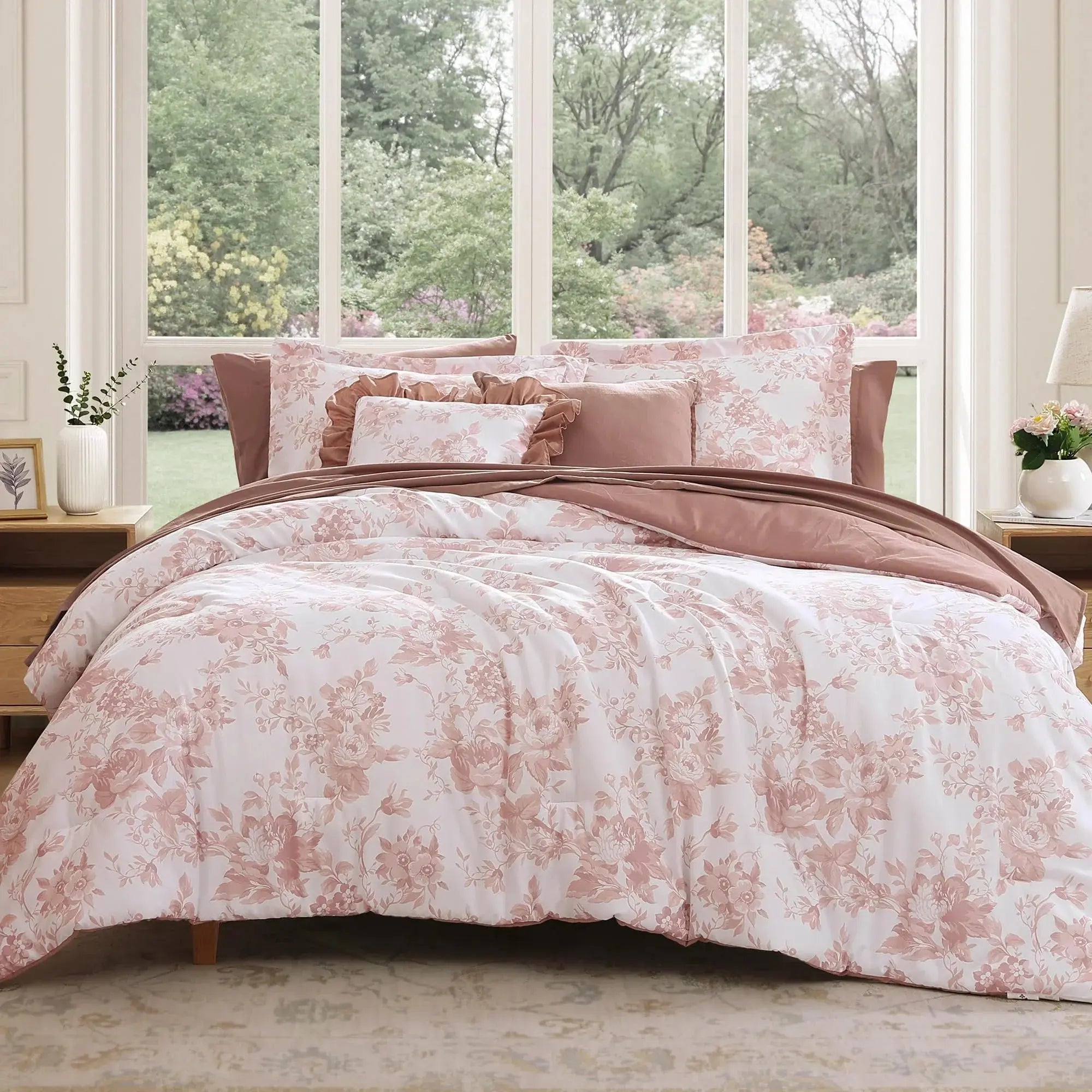 Slumblr® 4-Piece Floral Duvet Cover Set Slumblr