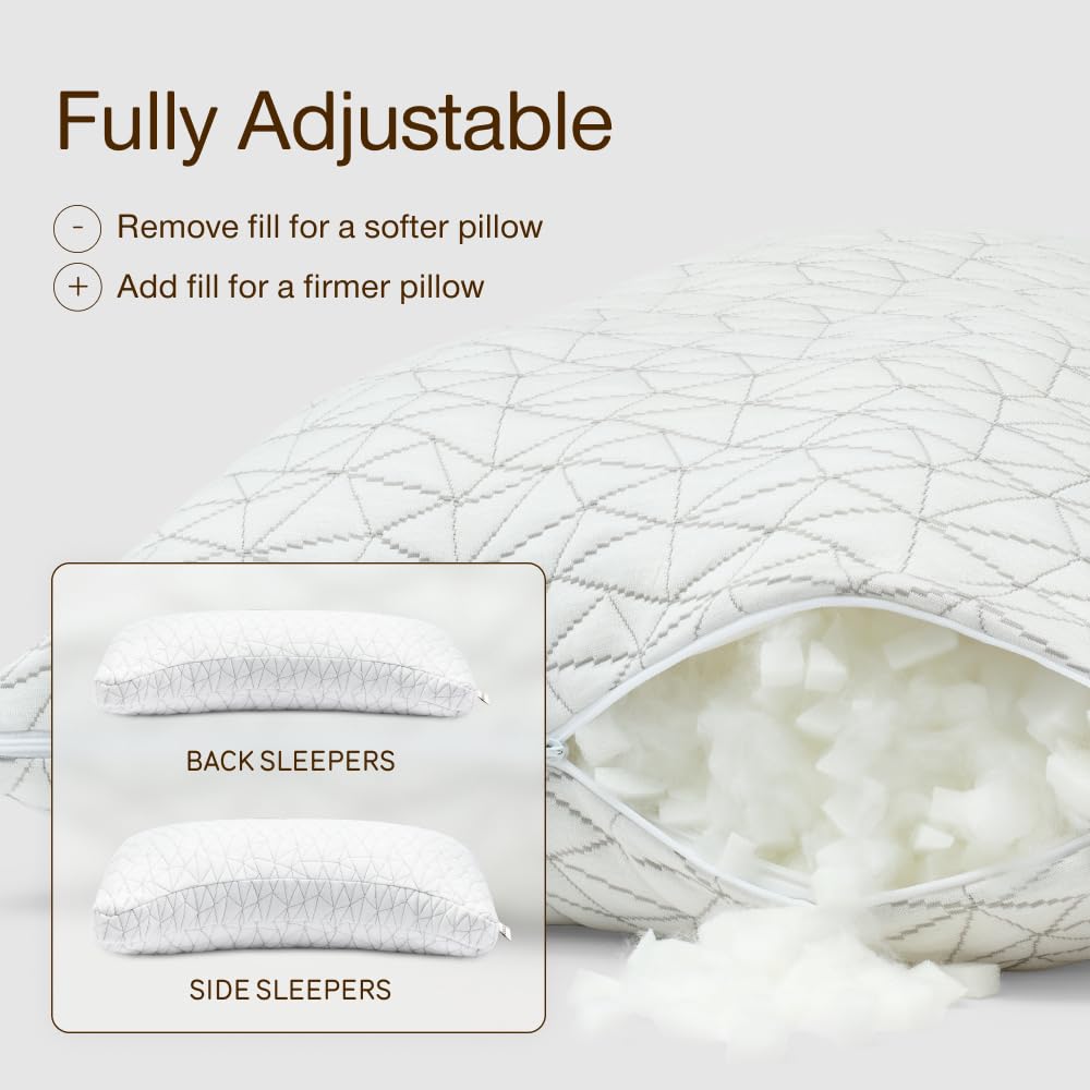 Slumblr® Shredded Memory Foam Adjustable Pillow