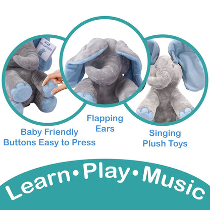Slumblr® Singing Elephant Plush Toy Animated