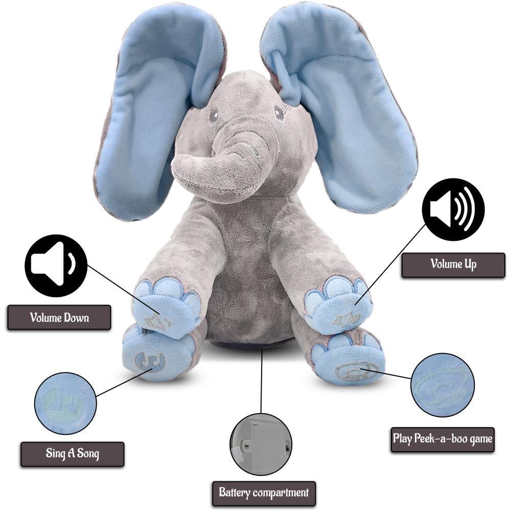 Slumblr® Singing Elephant Plush Toy Animated