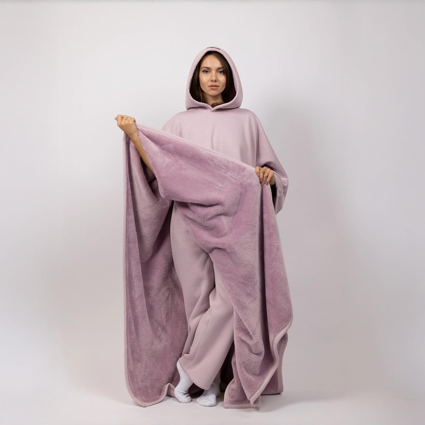 Slumblr® Plush Cloak Hoodie Blanket Sweatshirt