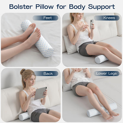 Slumblr® Memory Foam Support Roll Pillow