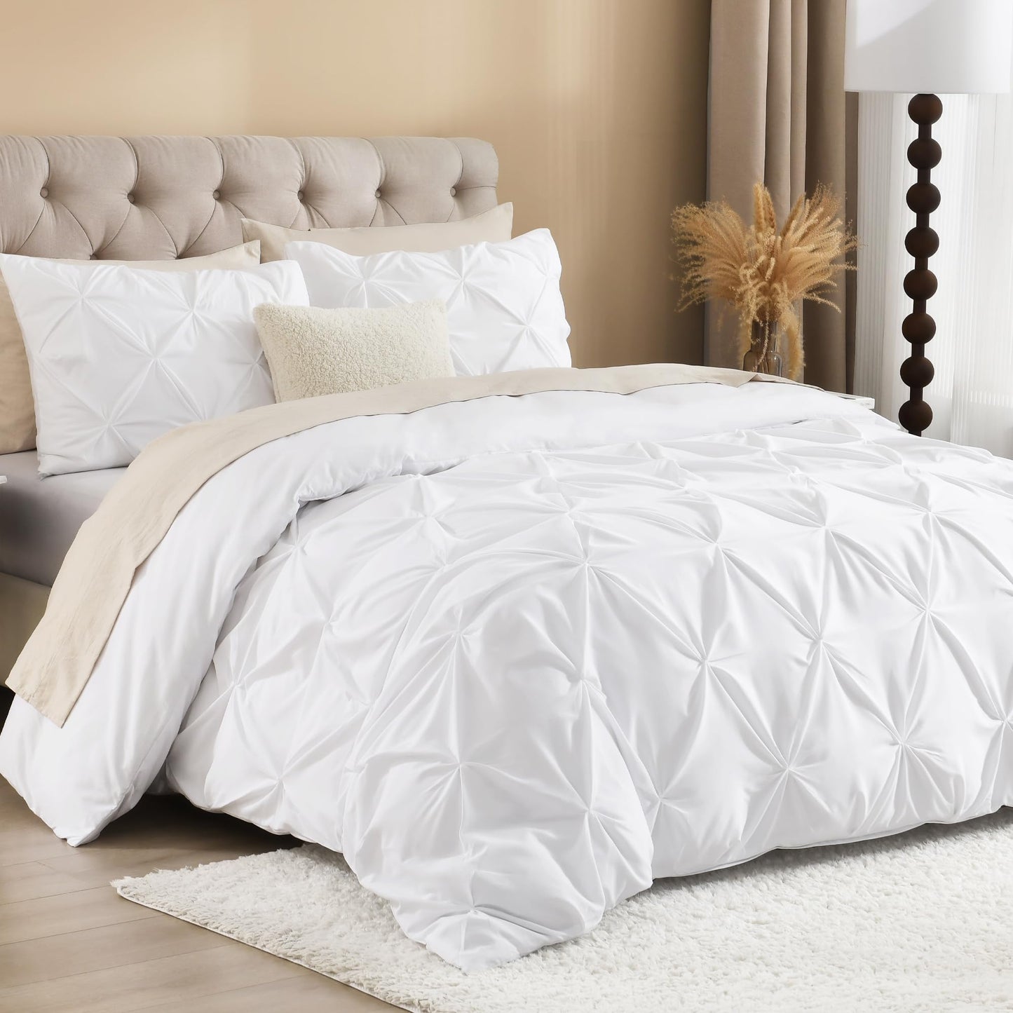 Slumblr® Linens Pinch Pleated Duvet Cover Set