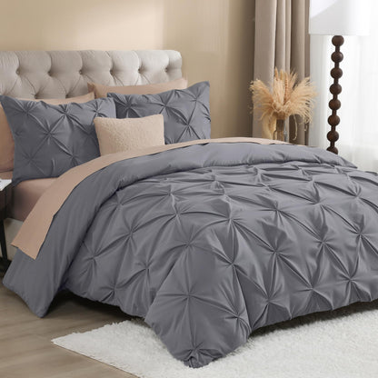 Slumblr® Linens Pinch Pleated Duvet Cover Set