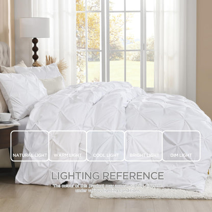 Slumblr® Linens Pinch Pleated Duvet Cover Set