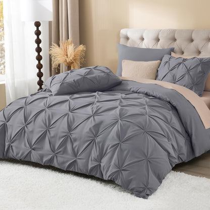 Slumblr® Linens Pinch Pleated Duvet Cover Set