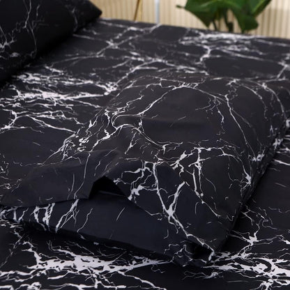 Slumblr® 3-Piece Marble Print Fitted Sheet