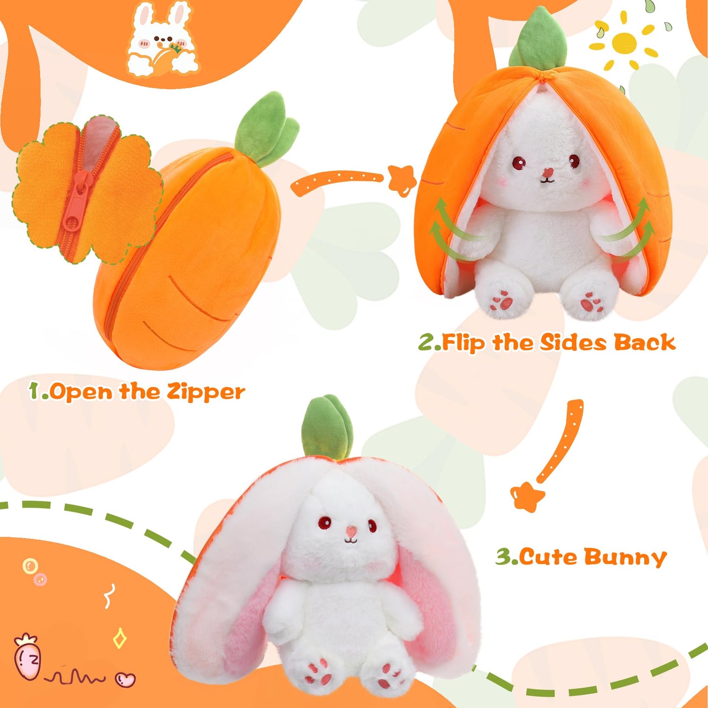Slumblr® Bunny Doll Luminous Music Plush