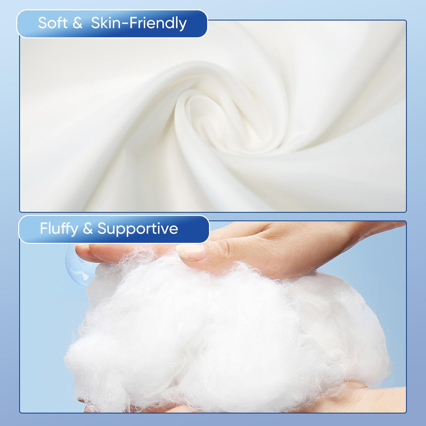 Slumblr® Supportive Cushion with Down-Alternative Fill