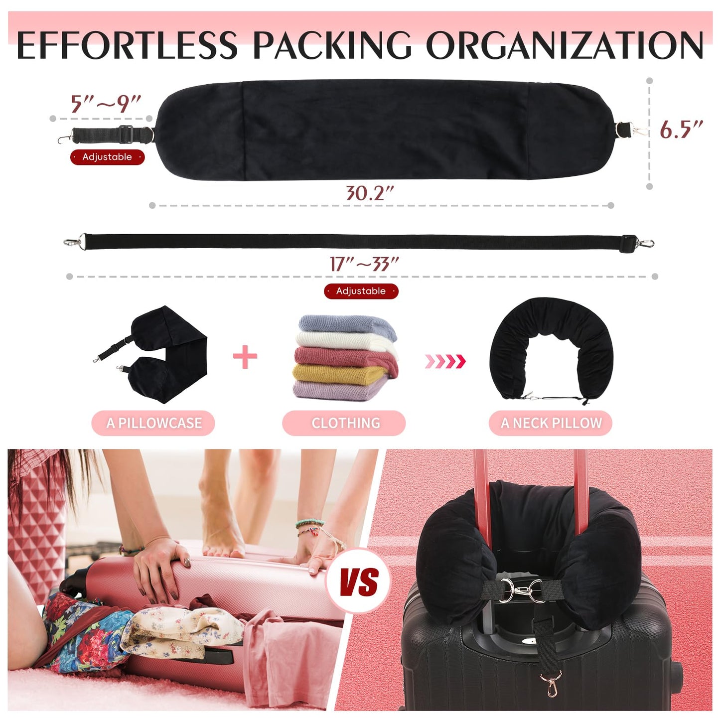 Slumblr® Fillable Travel Neck Pillow