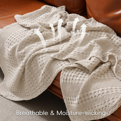 Slumblr® Cotton Waffle Weave Summer Blanket