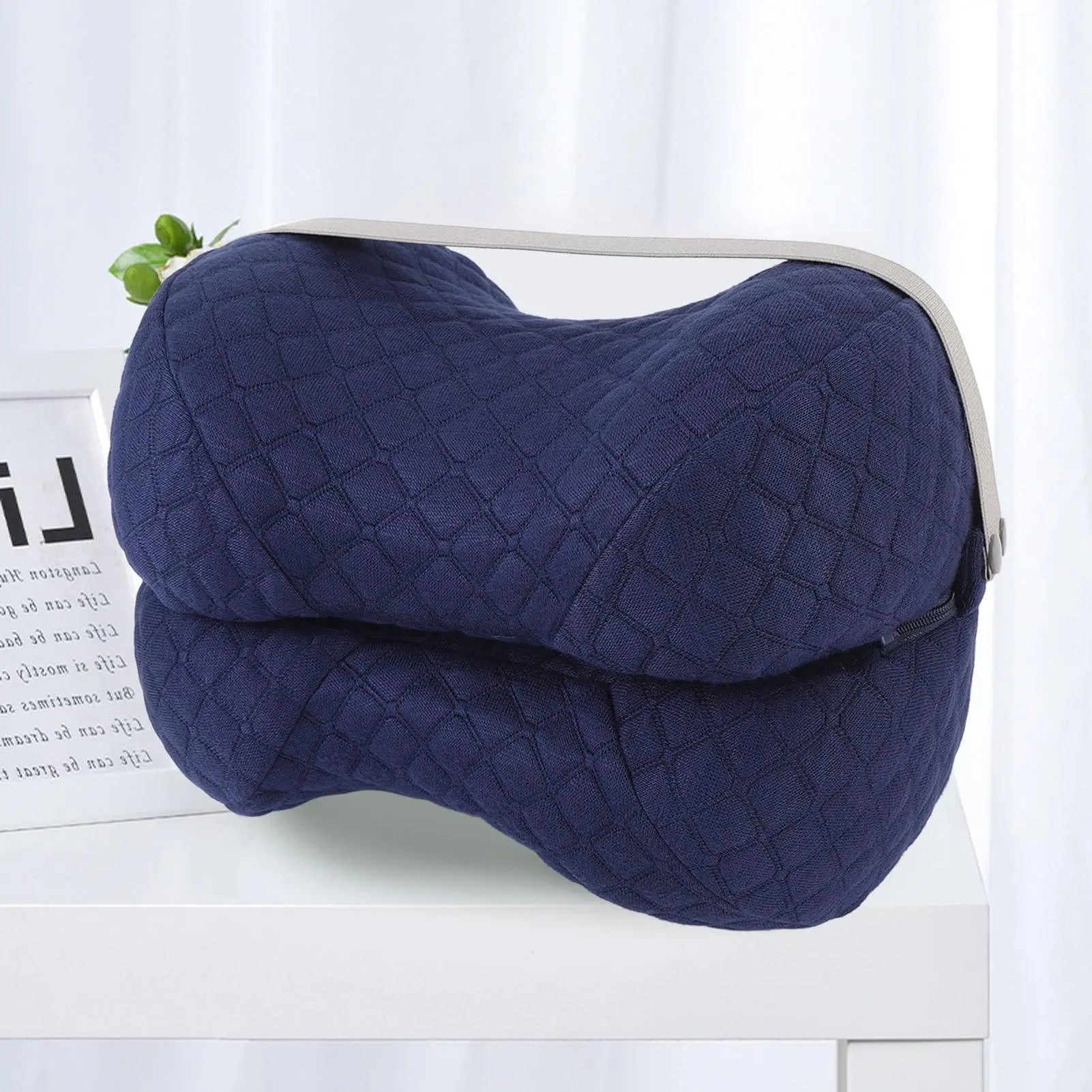 Slumblr® Knitted Memory Foam Leg Pillow Slumblr