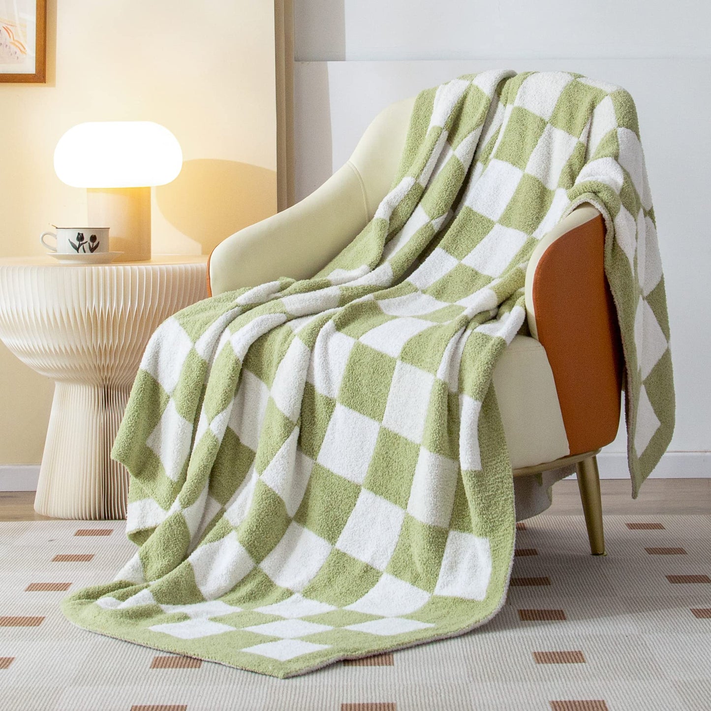Slumblr® Checkered Flannel Fleece Blanket