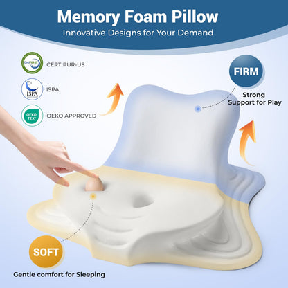 Slumblr® Memory Foam Adjustable Cervical Pillow