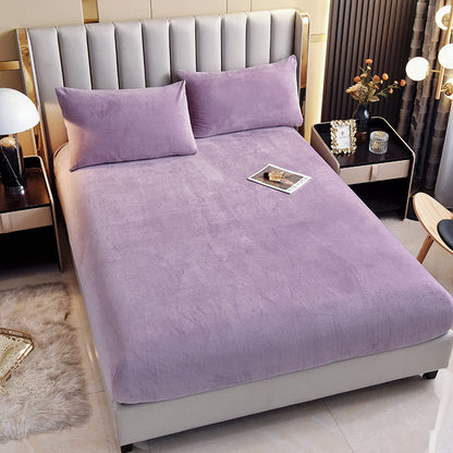 Slumblr® Velvet Thermal Mattress Cover Sheet