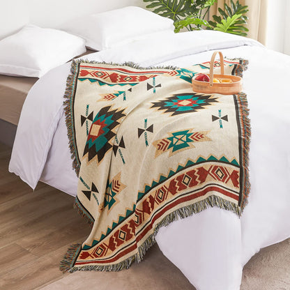 Slumblr® Aztec Boho Woven Throw Blanket
