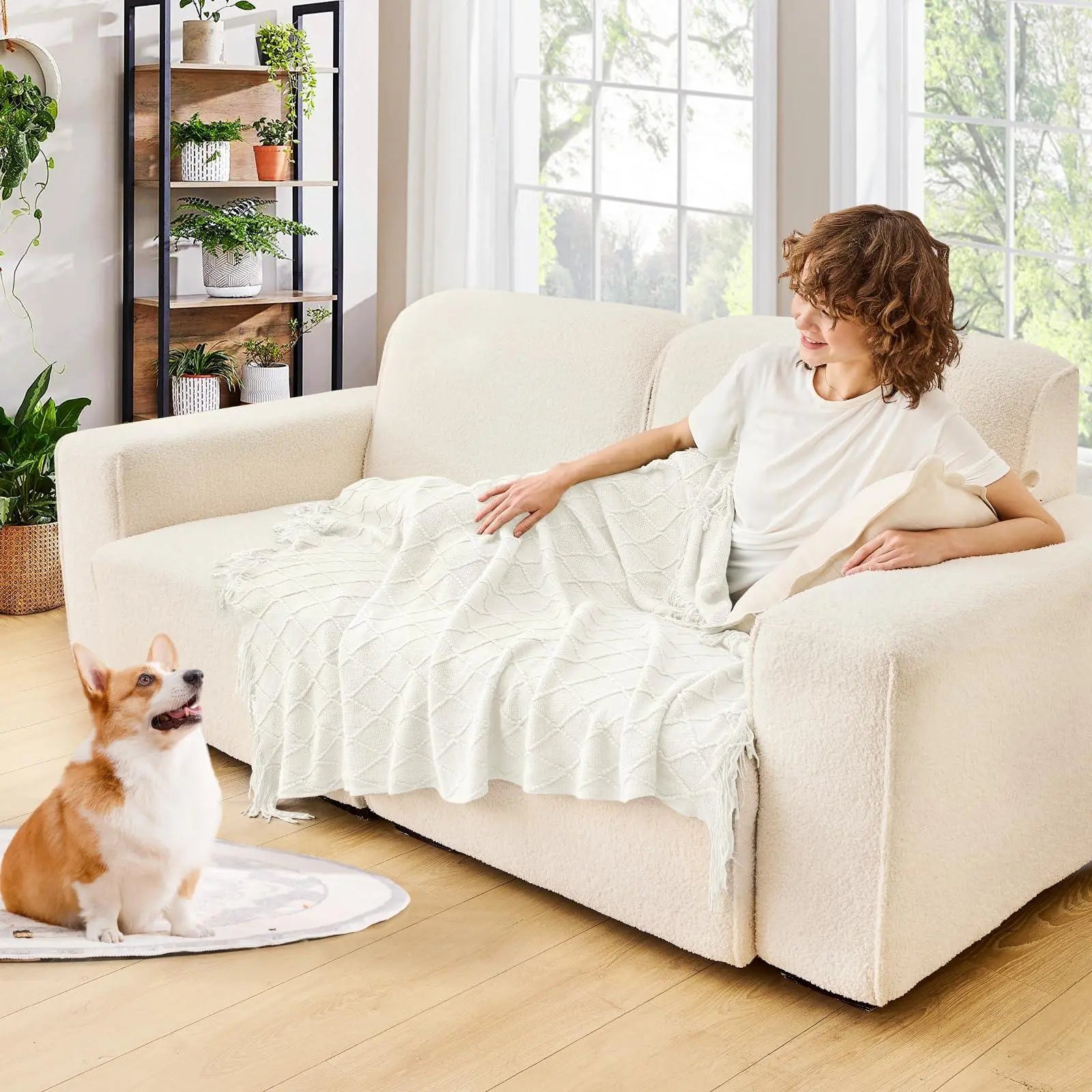Slumblr® Nordic Knitted Throw Blanket Slumblr