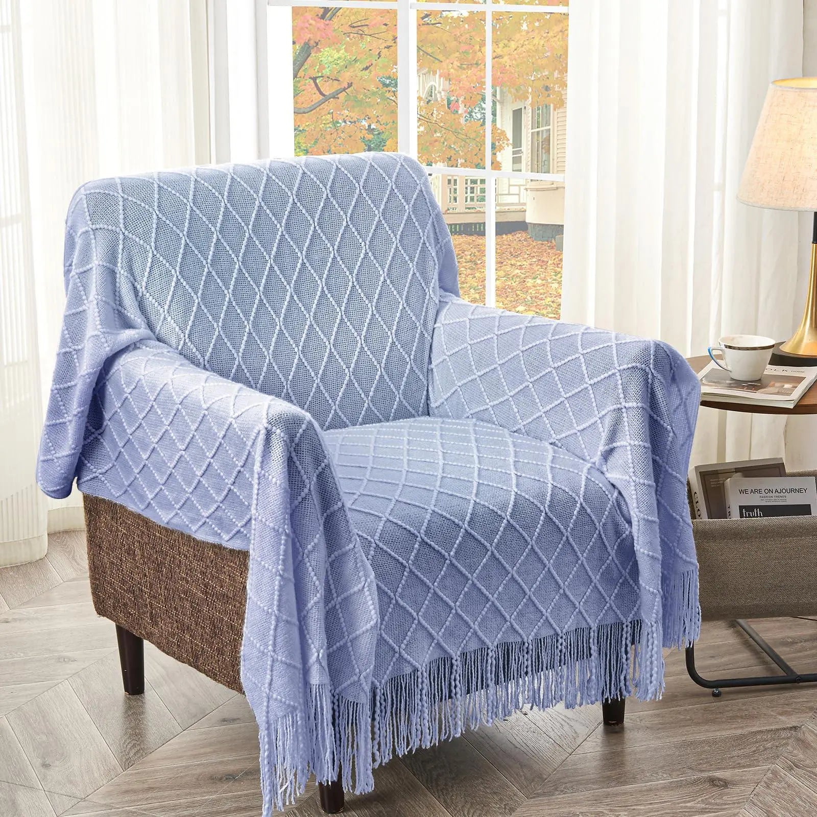 Slumblr® Nordic Knitted Throw Blanket Slumblr