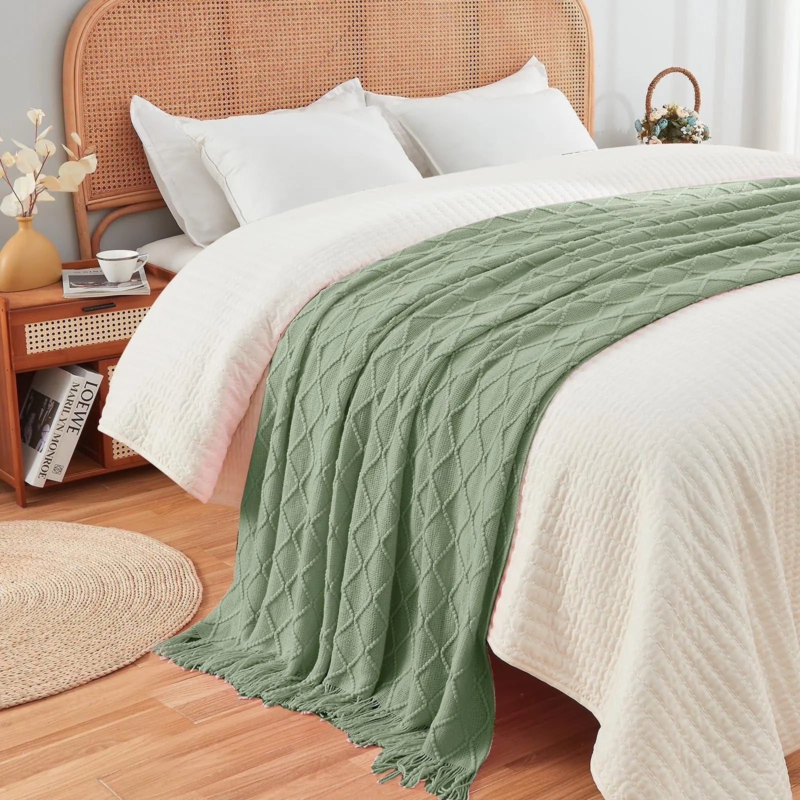 Slumblr® Nordic Knitted Throw Blanket Slumblr