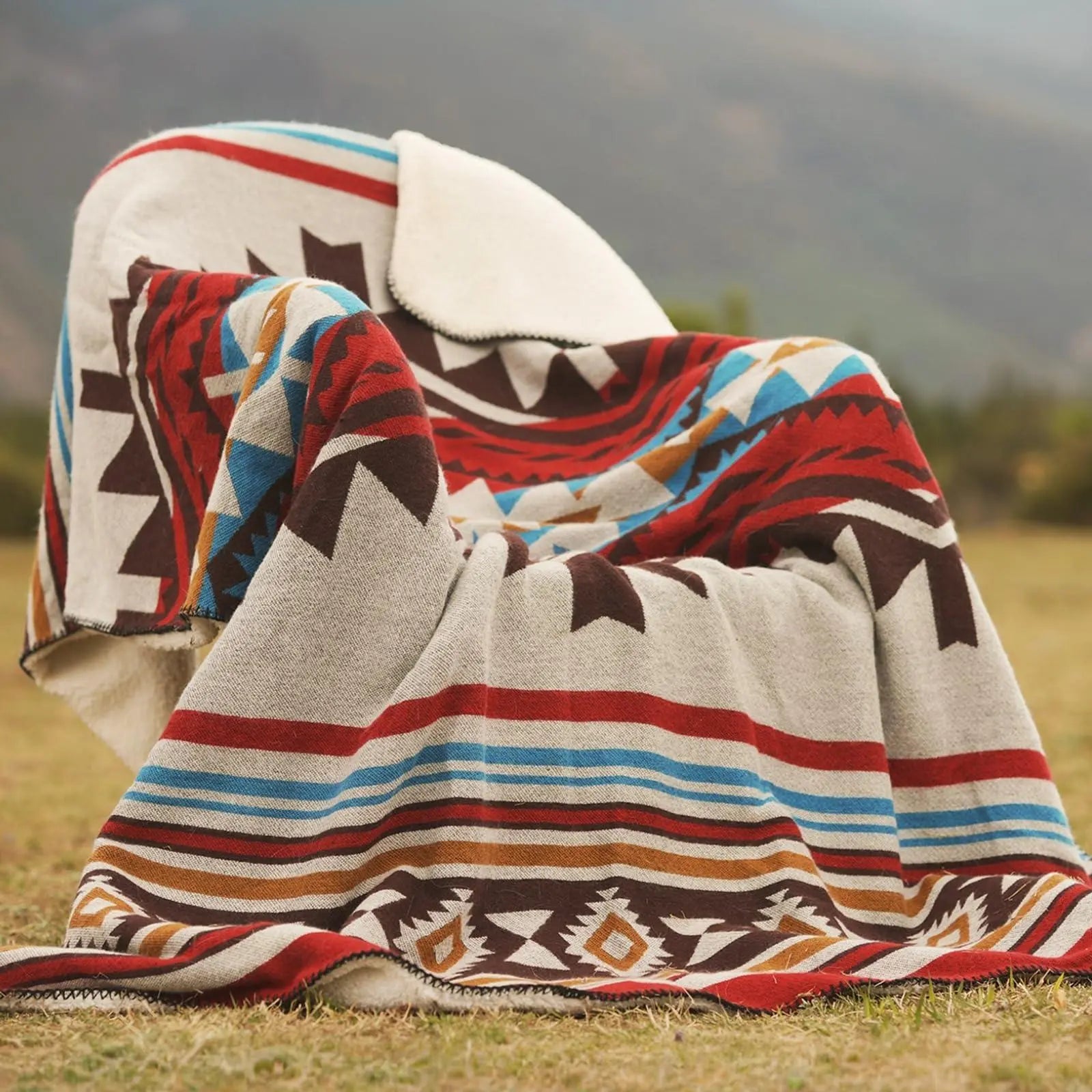 Slumblr® Aztec Boho Woven Throw Blanket Slumblr