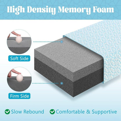 Slumblr® Cooling Memory Foam Rectangle Cube Pillow