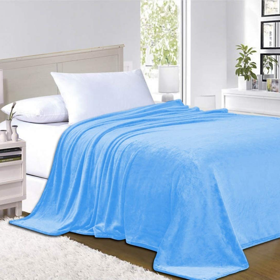 Slumblr® Flannel Coral Fleece Blanket