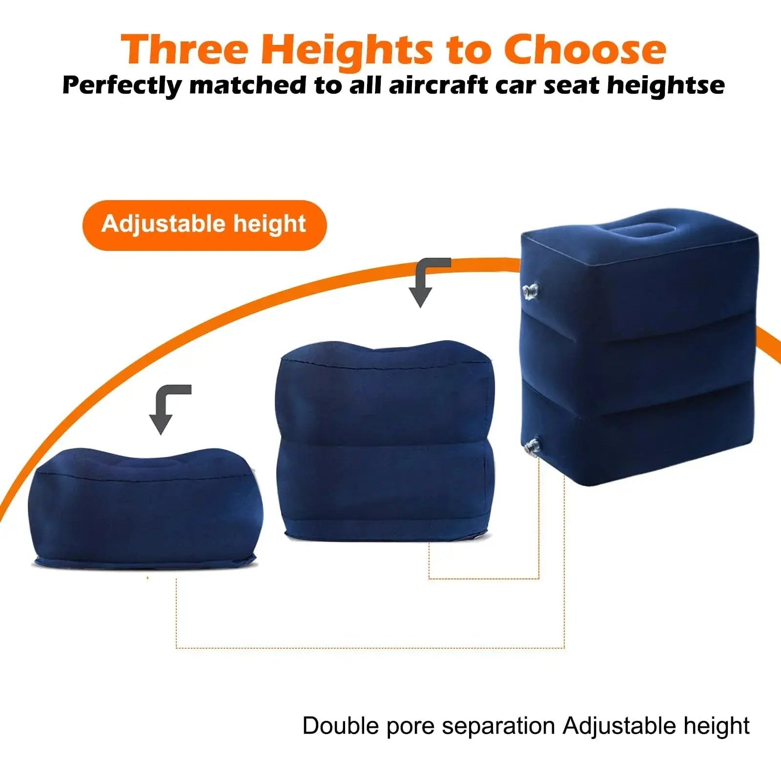 Slumblr® Inflatable Foot Rest Pillow Slumblr