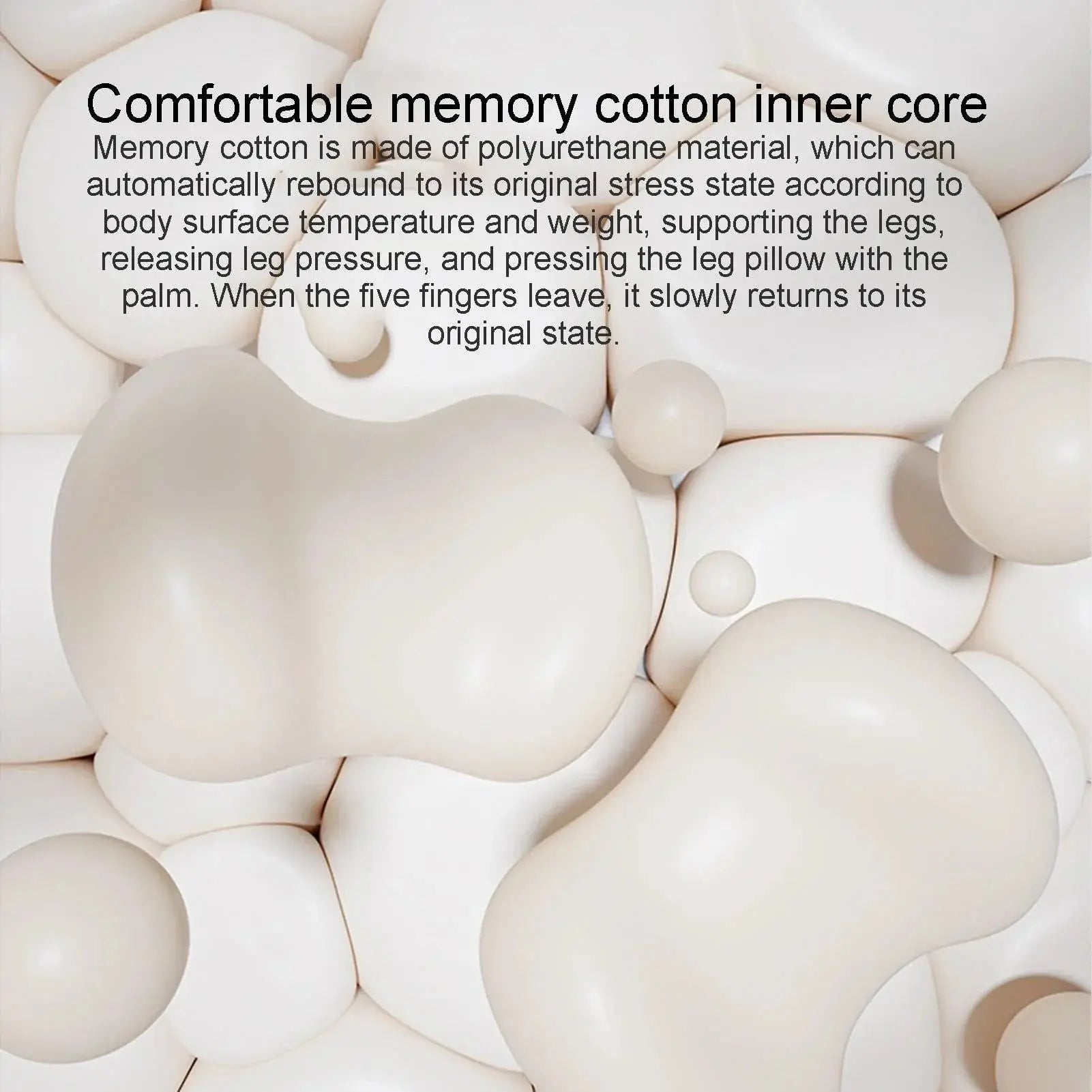 Slumblr® Knitted Memory Foam Leg Pillow Slumblr