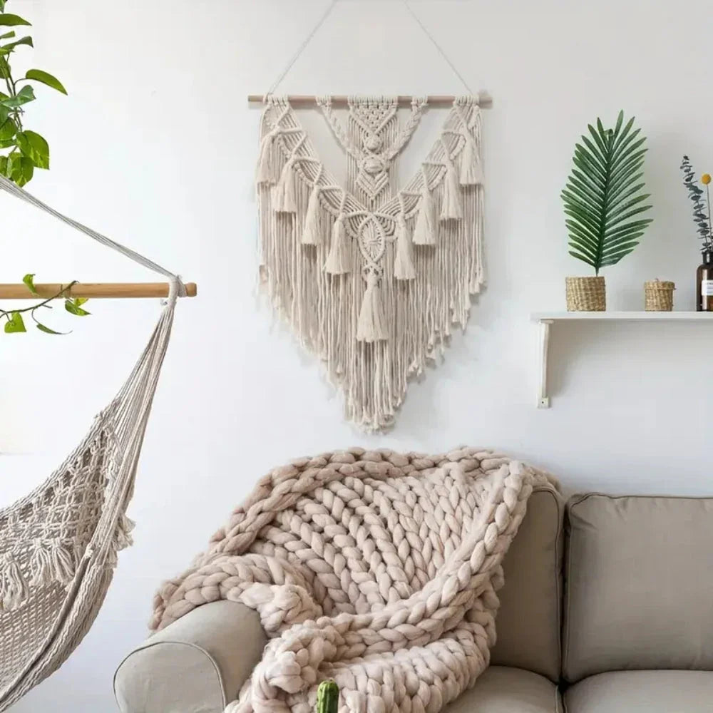 Slumblr® Woven Boho Geometric Wall Tapestry