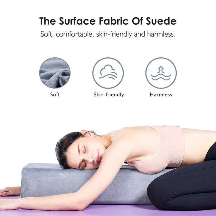 Wholesale Eco Friendly Soft Meditation Yoga Bolster Pillow Cushions Back Pain Relief Yoga Pillow Bolster