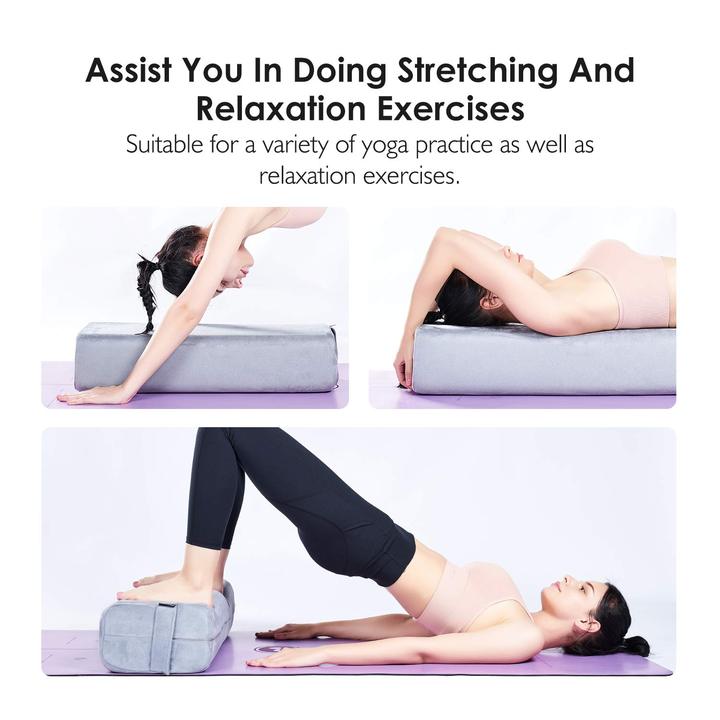 Wholesale Eco Friendly Soft Meditation Yoga Bolster Pillow Cushions Back Pain Relief Yoga Pillow Bolster