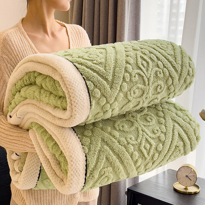 New Double-sided Thickened Multifunctional A-class Skin Friendly Breathable Home Blanket