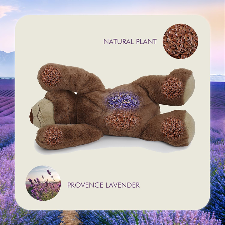 Custom Weighted Stuffed Animal for Ease Anxiety Plush Lavender Scented Heatable Toys Custom Weighted Plush Toy