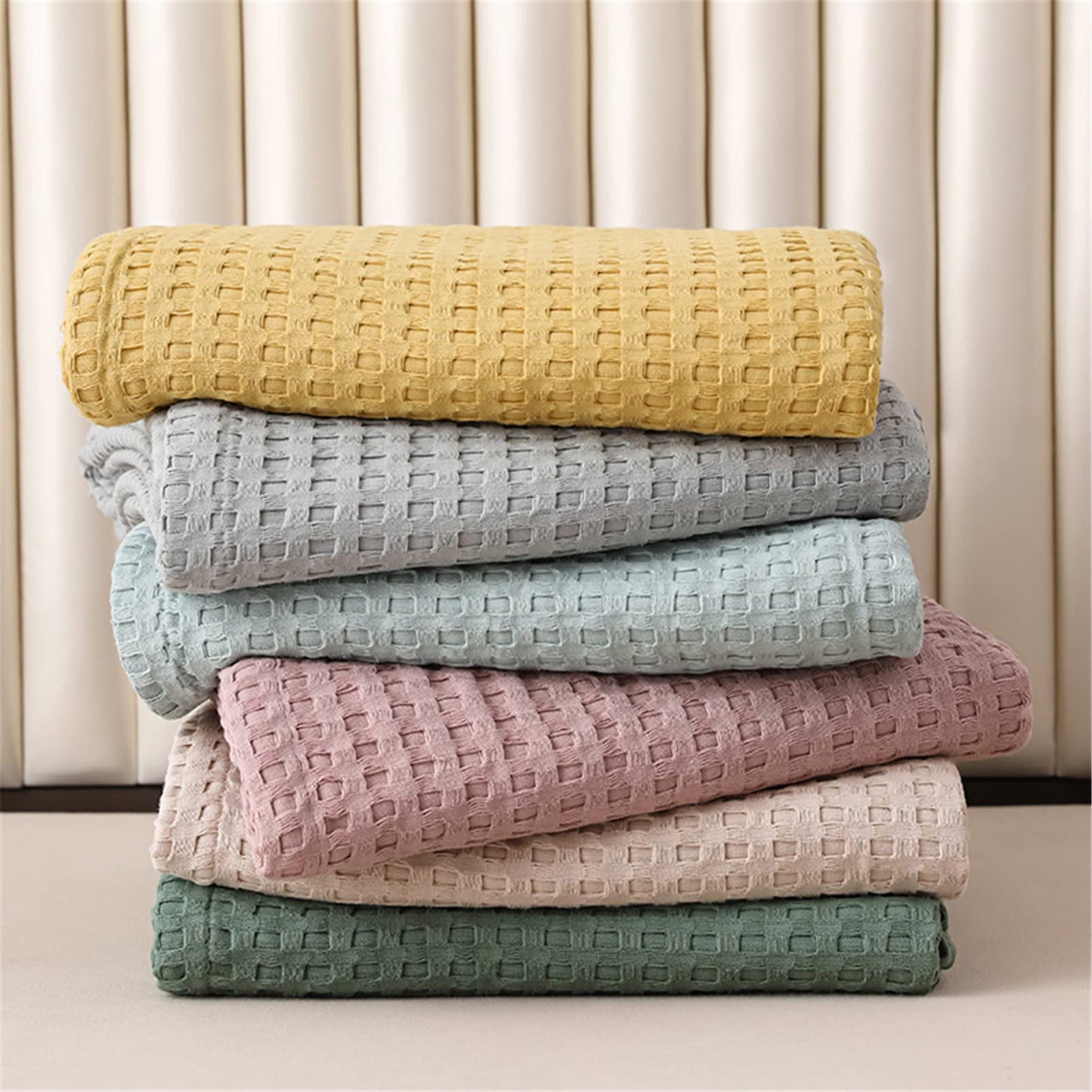 Slumblr® Cotton Waffle Weave Summer Blanket