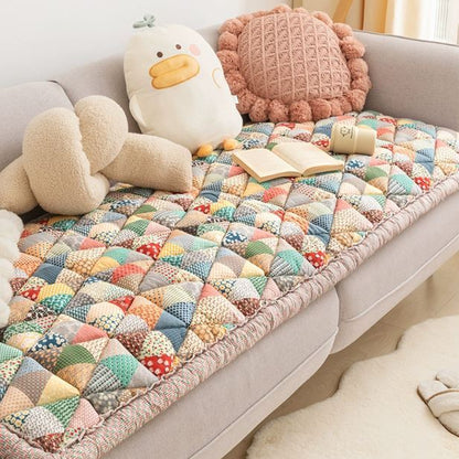 Hot Sale Warm Cute Sofa Cover Design Flower Pet Cat Bed Pet Cat Dog Mat Washable Soft Durable Dogs Cats Pad Blanket