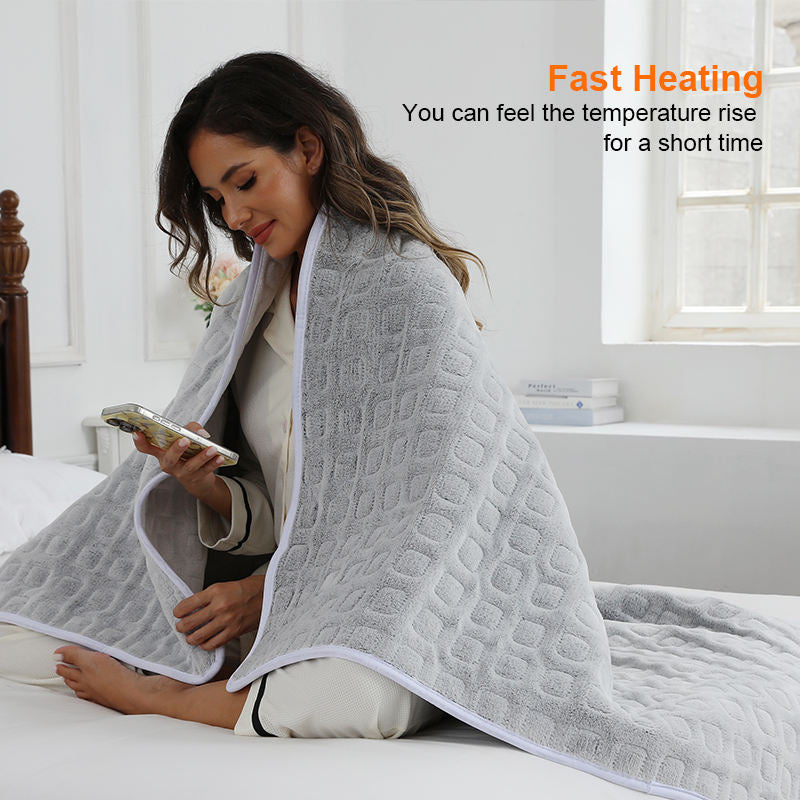Slumblr® Weighted Heating Blanket for Soothing Comfort