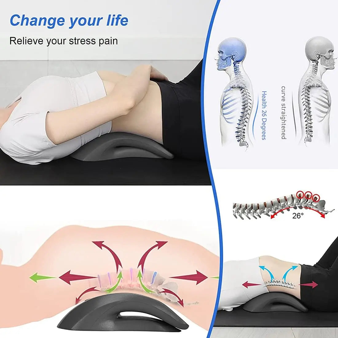 Slumblr® Ergonomic Stretching Cushion Slumblr