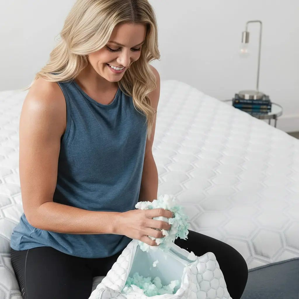 Slumblr® Cooling Shredded Memory Foam Pillow Slumblr