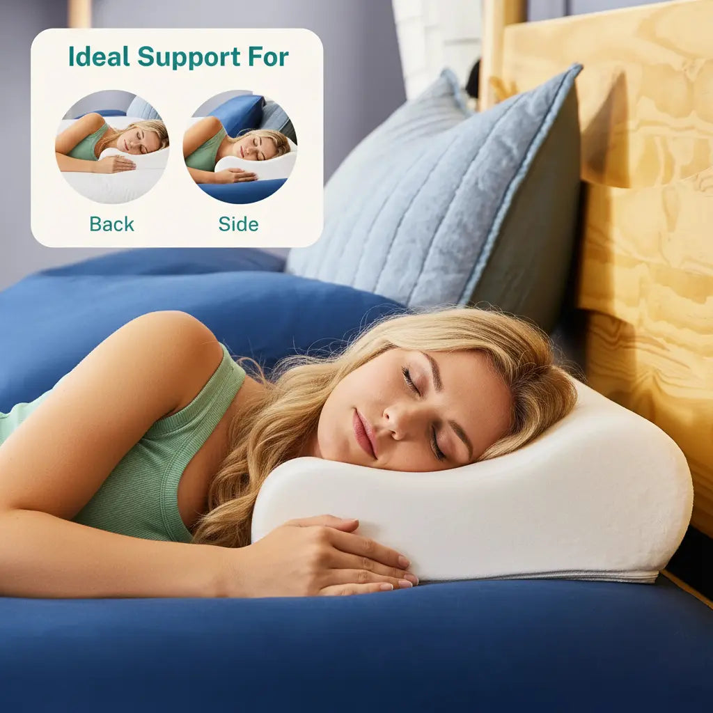 Slumblr® Contour Memory Foam Pillow Slumblr